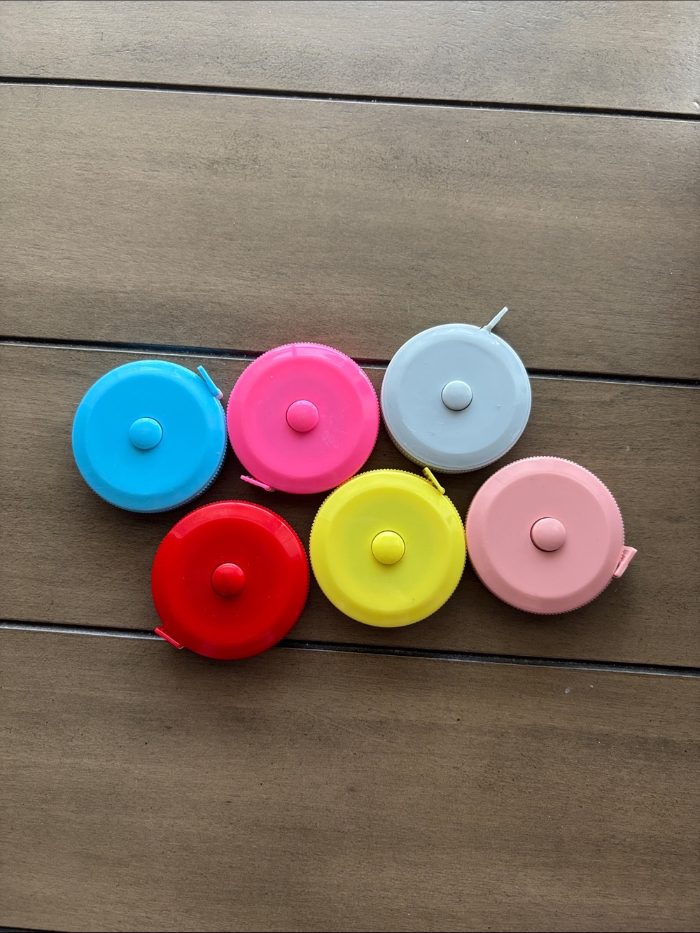 One (1) Random Color Retractable Tape Measure - Brand New